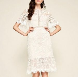 Tadashi Shoji White Lace Dress